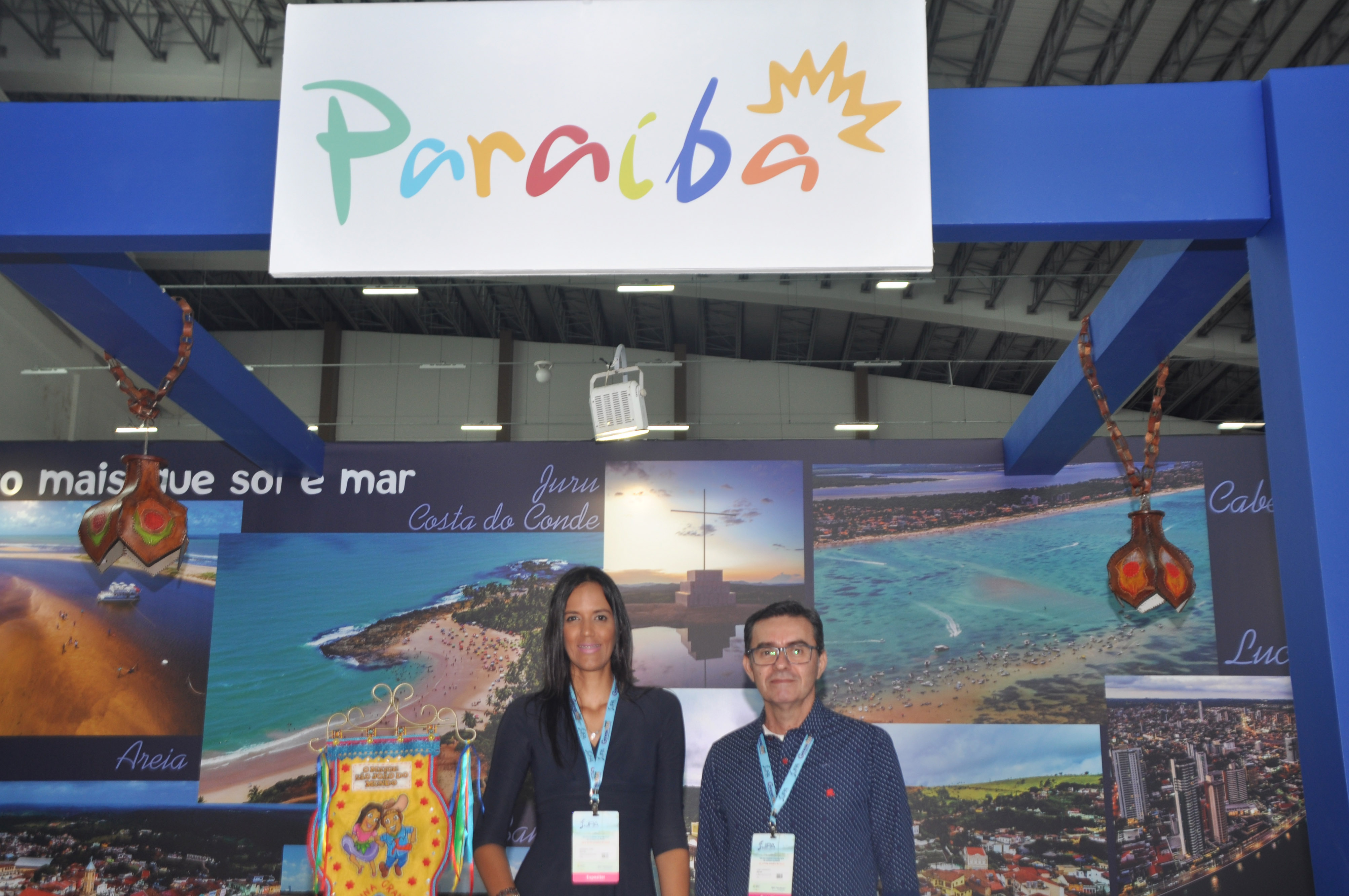 Debora Luna e João Wharles, do PBTur Debora Luna e João Wharles, do PBTur