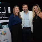 Denise Carra, da Setur-CE, José Elcio Batista, secretário da Casa Civil do Ceará, e Mariana Miranda, da Casa Civil do Ceará