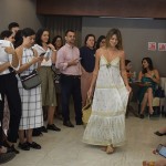 Desfile com roupas exclusivas durante o evento de promoção de Saint Barth Desfile com roupas exclusivas durante o evento de promoção de Saint Barth