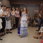 Desfile com roupas exclusivas durante o evento de promoção de Saint Barth Desfile com roupas exclusivas durante o evento de promoção de Saint Barth
