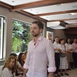 Desfile com roupas exclusivas durante o evento de promoção de Saint Barth Desfile com roupas exclusivas durante o evento de promoção de Saint Barth