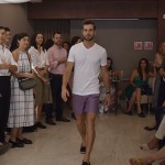 Desfile com roupas exclusivas durante o evento de promoção de Saint Barth Desfile com roupas exclusivas durante o evento de promoção de Saint Barth