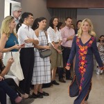 Desfile com roupas exclusivas durante o evento de promoção de Saint Barth Desfile com roupas exclusivas durante o evento de promoção de Saint Barth