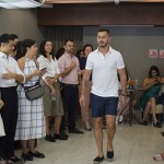 Desfile com roupas exclusivas durante o evento de promoção de Saint Barth Desfile com roupas exclusivas durante o evento de promoção de Saint Barth
