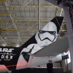 Detalhes da nave temática de Star Wars