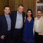 Diego Oliveira e Anderson Canazza, da RCI Travel, com Alessandra Tortora e Jorge Khouri, da CNT