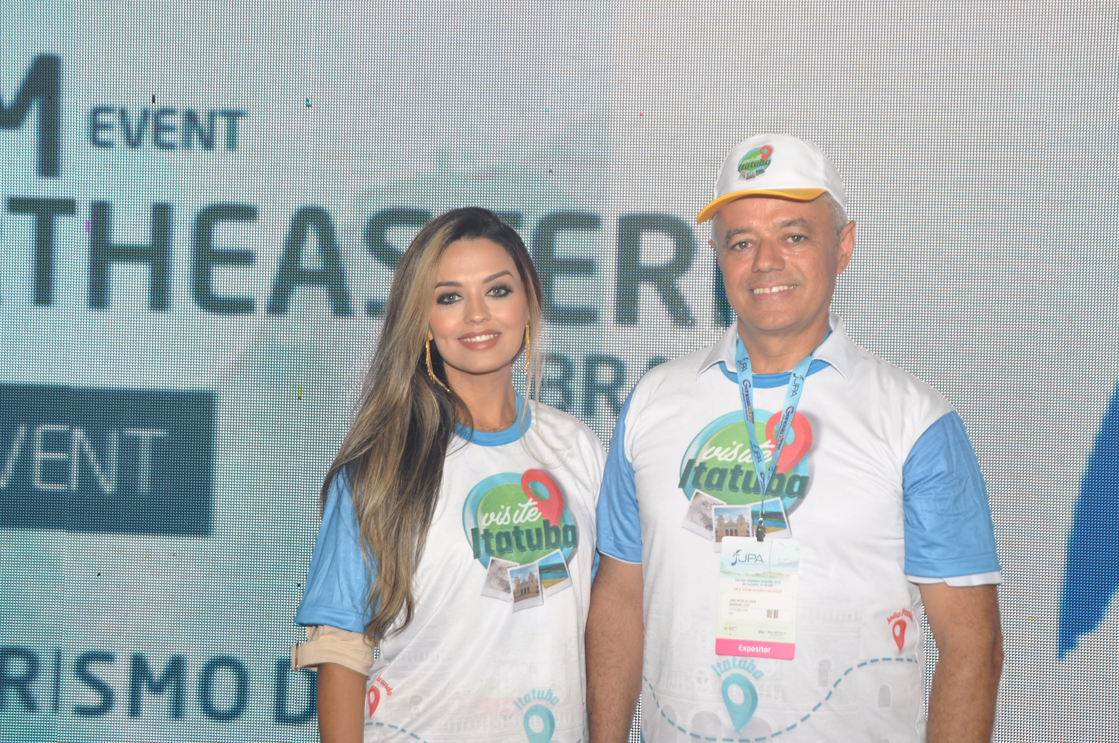 Diva Andrade e Jaelson Andrade, da Secretaria de Turismo de Itatuba Diva Andrade e Jaelson Andrade, da Secretaria de Turismo de Itatuba