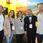 Erivaldo Vale, Ludmila de Abreu, do Rio Grande do Norte, Beth Bauchwitz, de Tibau do Sul, Jair Pasquini, da Meeting Brasil, e Jean Claude Progin, do Spa de Alma