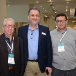 Ernani Silva, da Ernanitur, Claiton Armelin, da CVC Corp, e Francisco Jose de Oliveira, da Ernanitur