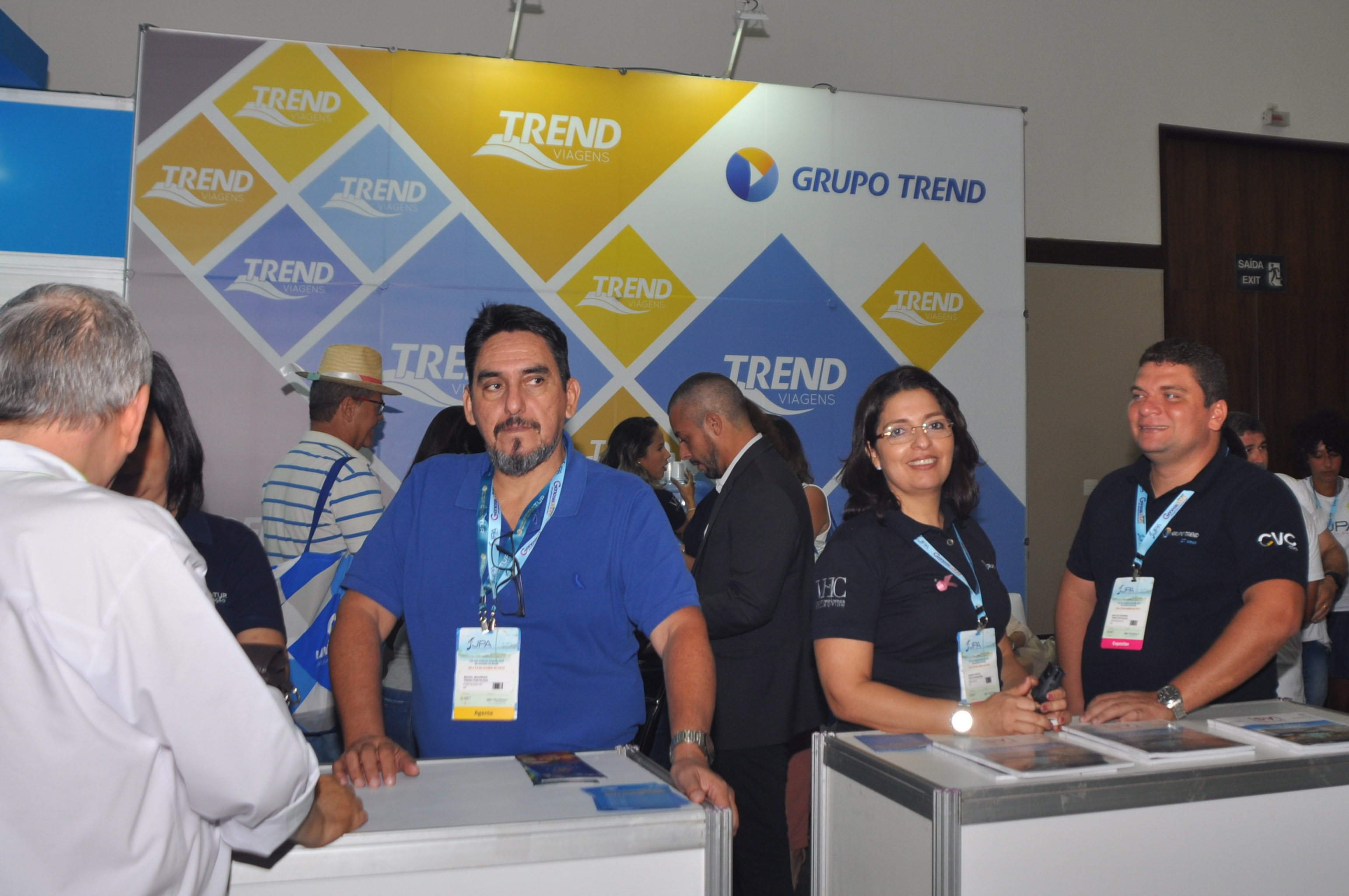 Estande da Trend recebe profissionais do trade Estande da Trend recebe profissionais do trade