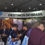 Estande de destinos do Brasil Estande de destinos do Brasil