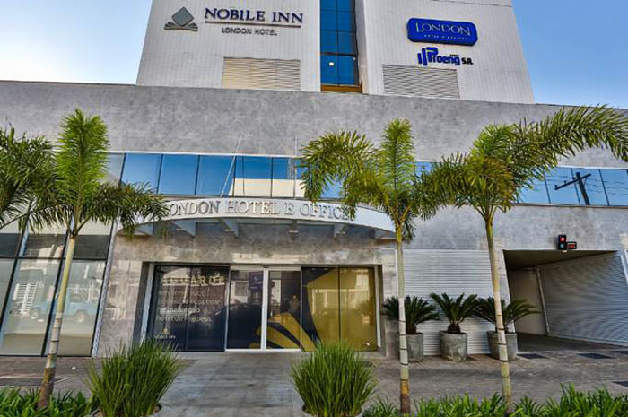 Nobile Inn London Hotel é inaugurado em Anápolis, Goiás 1 Fachada do Nobile Inn London Hotel, hotel inaugurado pela rede em Goiás