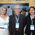 Fernanda Marques e Ernani Silva, da Ernanitur, e Érica dos Santos, Guia de Turismo