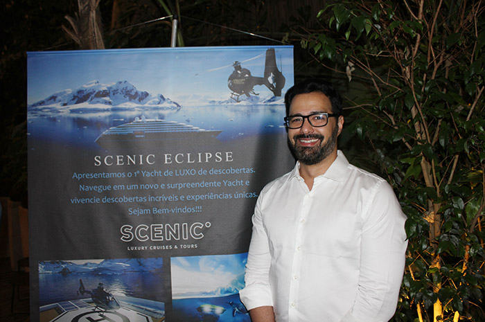 Velle apresenta experiências exclusivas de Scenic Eclipse e AmaMagna; veja fotos 3 Flavio Policarpo, gerente de Desenvolvimento de Negócios da Scenic para a América Latina