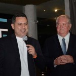 Gilmar Piolla, secretário de Foz, e Roy Taylor, do M&E