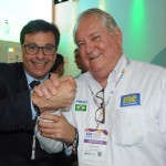 Gilson Machado Neto, presidente da Embratur, e Roy Taylor, do M&E