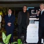 Gisele Lima, da Promo, Manoel Linhares, da ABIH Nacional, Arialdo Pinho, secretário de Turismo do Ceará, e Roy Taylor, do M&E
