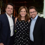Gleyson Ranieri e Sandra Passetto, da Air Canada, e André Khouri, da CNT