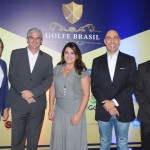 Guilherme Paulus, Carlos Favoreto, Alessandra Libman, Marcelo Alves e Felipe Michel, os grandes anfitriões da etapa do Rio de Janeiro do Torneio Golfe Brasil