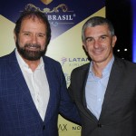 Guilherme Paulus ao lado de Euclides Gusi, presidente da Confederação Brasileira de Golfe