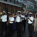 Parade de casamento no French Quarter