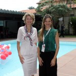 Caroline Putnoki e Izabèle Pesinato da Atout France
