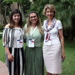 Fernanda Sarubbi da Cap Amazon, a influencer Sabrina Bull e Caroline Putnoki, diretora da Atout France