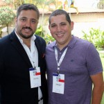 Gonzalo Pena da The Guest Finder Agency e Fabiano Camargo da CT Operadora