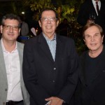 José Borba e Benedito Braga, da secretaria de Turismo da Bahia, e Lázaro Medeiros, embaixador do Turismo do Ceará