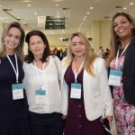 Leiliane Vasconcelos, Tina Magalhães e Anita Sampaio, da Setur Fortaleza, com Rafaela Freitas, da Setur de Maracanaú