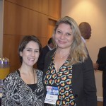 Luciana Lentini, da WTC Events; e Sara Souza, do Grupo R1