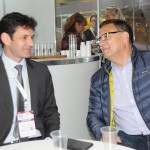 Marcelo Álvaro Antônio, ministro do Turismo, e Esteban Tossutti, presidente da Flybondi