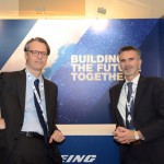 Massimo Marini, da Superjet International, e Fabio Ligi, da Chorus Aviation Capital