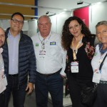 Mauricio Sana, Esteban Tossutti e Lucia Guinzo, da Flybondi, com Roy Taylor e Rosa Masgrau, do M&E