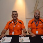 Mauricio de Oliveira e Márcio vaz, da Flytour Viagens