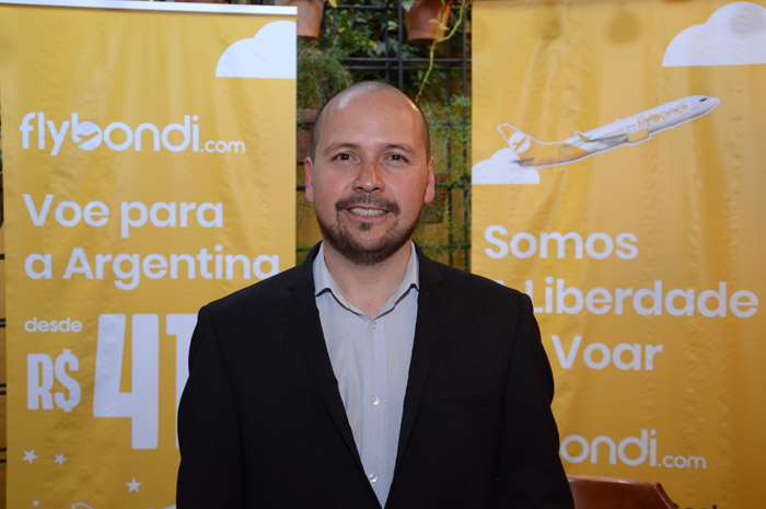 Flybondi chega ao Brasil desafiando a lógica do mercado 1 Maurício Sana, diretor Comercial da Flybondi