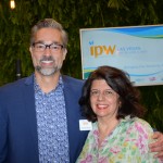 Michael Martin, da IPW, e Jussara Haddad, do Consulado Americano Michael Martin, da IPW, e Jussara Haddad, do Consulado Americano