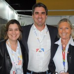 Milu Megale, da Empetur, Antonio Baptista, secretário executivo de Turismo de PE, e Rosa Masgrau, do M&E