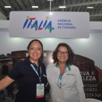Mirella Morici, da Agência Nacional do Turismo da Itália; e Rosemary Belli, da Alitália