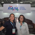 Mirella Morici, da Agência Nacional do Turismo da Itália; e Rosemary Belli, da Alitália Mirella Morici, da Agência Nacional do Turismo da Itália; e Rosemary Belli, da Alitália