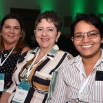 Márcia de Freitas, da M3 Turismo, Veronica Patrício, do Ceará Travel, e Livia Semião, da Casablanca Turismo