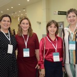 Márcia de Freitas, da M3 Turismo, Vivian Amorim, da Fortline Turismo, Circe da Ponte, da Sindieventos-CE, e Veronica Patrício, da Ceará Travel