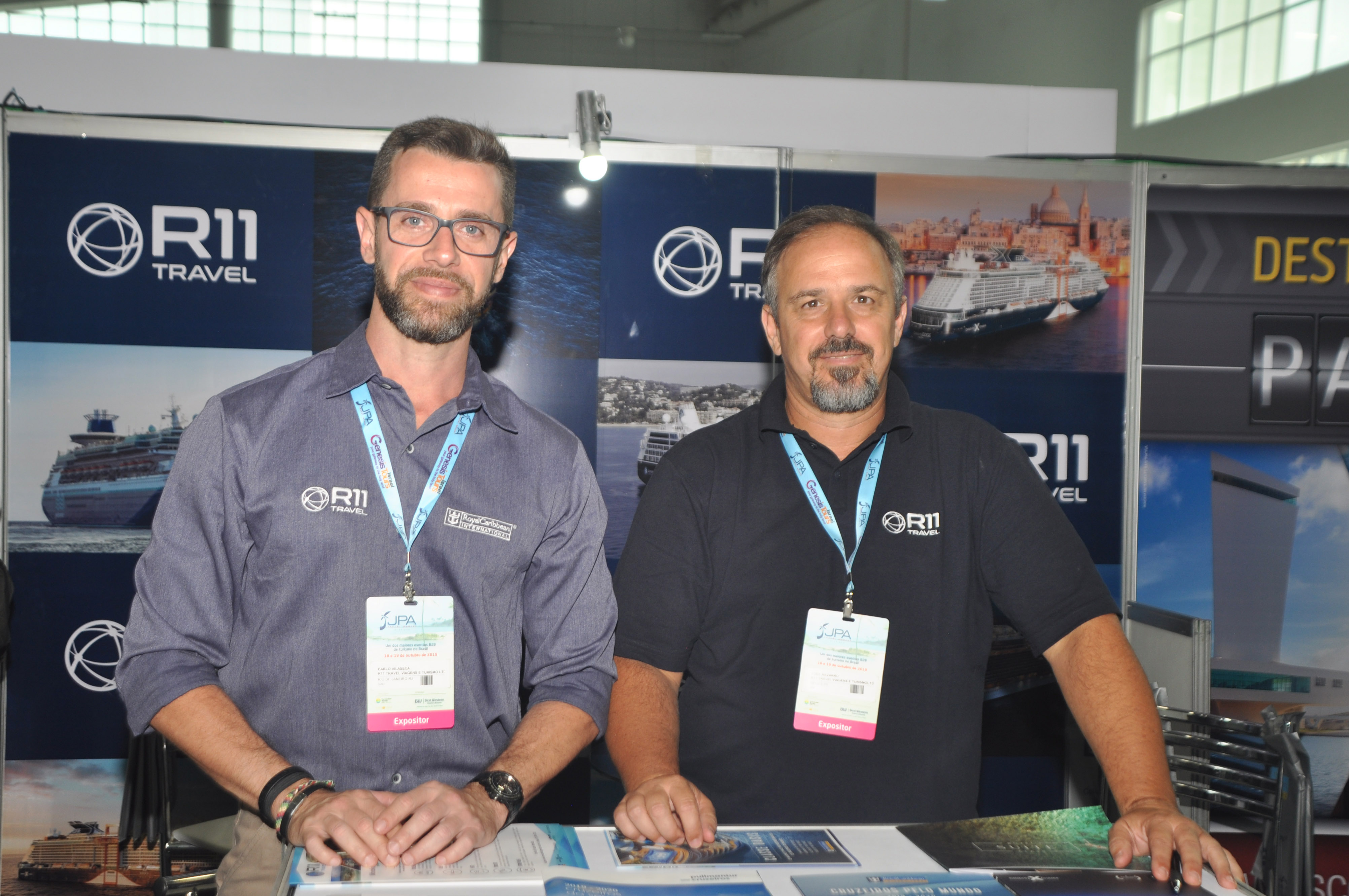 Pablo Vilaseca e Tody Navarro, da R11 Viagens e Turismo Pablo Vilaseca e Tody Navarro, da R11 Viagens e Turismo