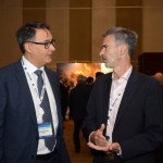 Paul Moultrie, da Airbus, e Fabio Ligi, da Chorus Aviation Capital