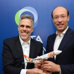Paulo Kakinoff, da Gol, e Anko van der Werff, CEO da Avianca Holdings