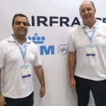 Paulo Lobão, da Air France-KLM, e Breno Dornelles, da Gol Paulo Lobão, da Air France-KLM, e Breno Dornelles, da Gol