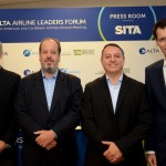 Pedro Heilbron, presidente da ALTA, Eduardo Sanovicz, presidente da Abear, Luis Felipe de Oliveira, diretor executivo da ALTA, e Ronei Glanzmann, secretário Nacional de Aviação Civil