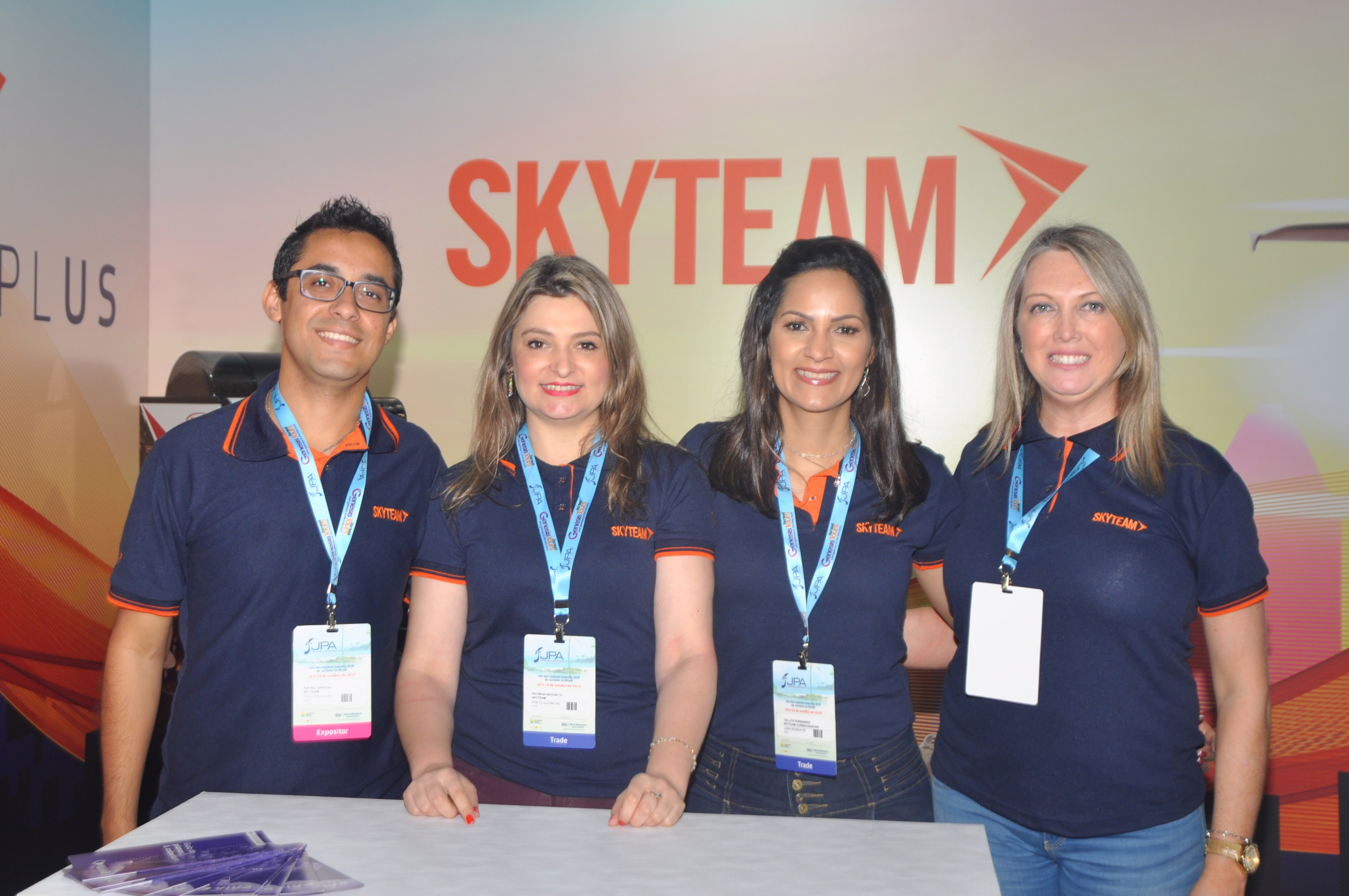 Rafael Santos, Patricia ricchetti, Tallita Fernandes e Anelise lazzarotto, da Skyteam Rafael Santos, Patricia ricchetti, Tallita Fernandes e Anelise lazzarotto, da Skyteam