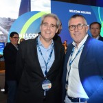 Ramiro Alfonsin e Enrico Cueto, da Latam Airlines Ramiro Alfonsin e Enrico Cueto, da Latam Airlines