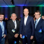 Renato Covelo, da Avianca, Gilberto Lopez, da IATA, Anko Van der Werff e Adrian Neuhauser, da Avianca Holdings Renato Covelo, da Avianca, Gilberto Lopez, da IATA, Anko Van der Werff e Adrian Neuhauser, da Avianca Holdings
